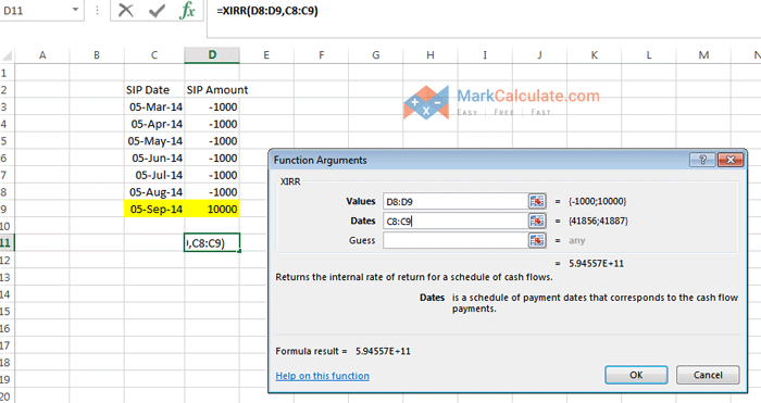 how to calculate sip manually - Step 4